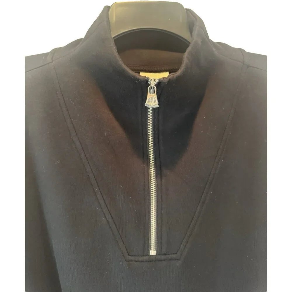 Varley Black Doublesoft Hawley 1/2 Zip Womens Sweatshirt L Soft Luxe Athleisure - Picture 2 of 10